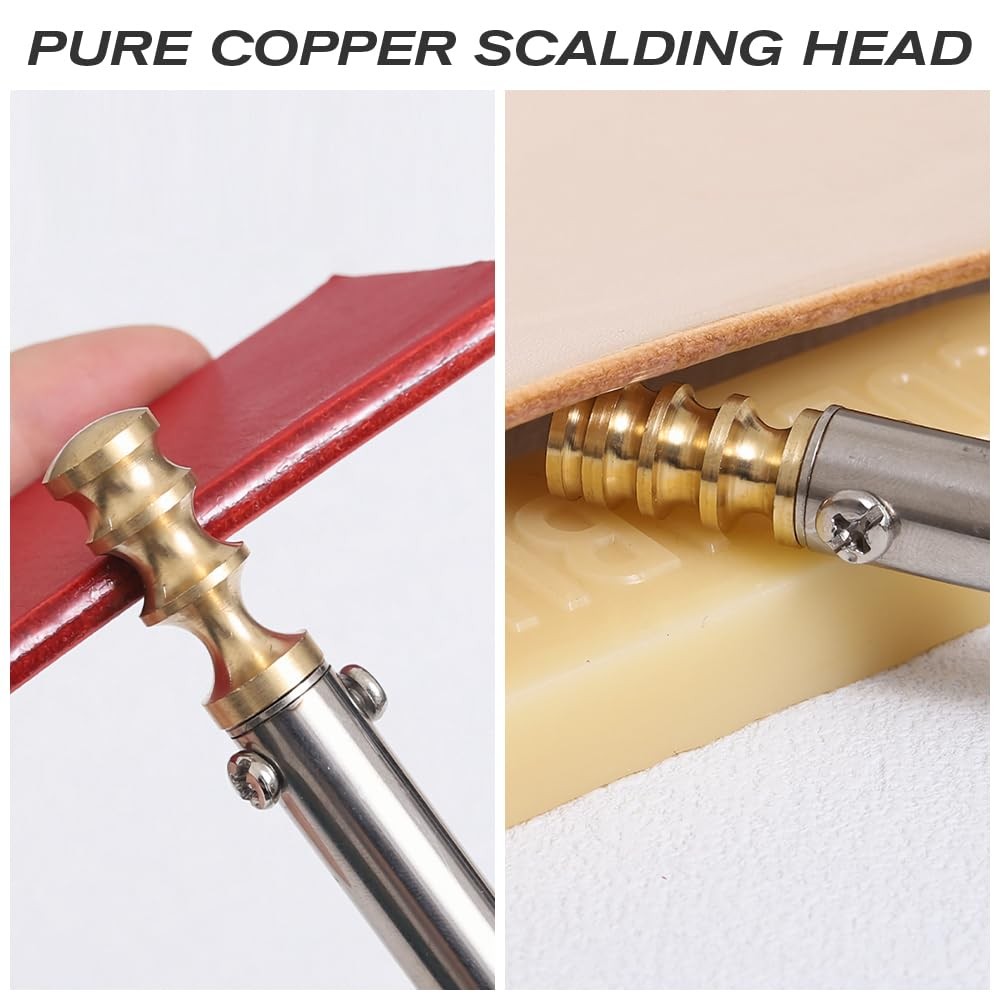 Electric Leather Heat Edge Creaser Machine Sealing Stamping Heater AC 100-230…