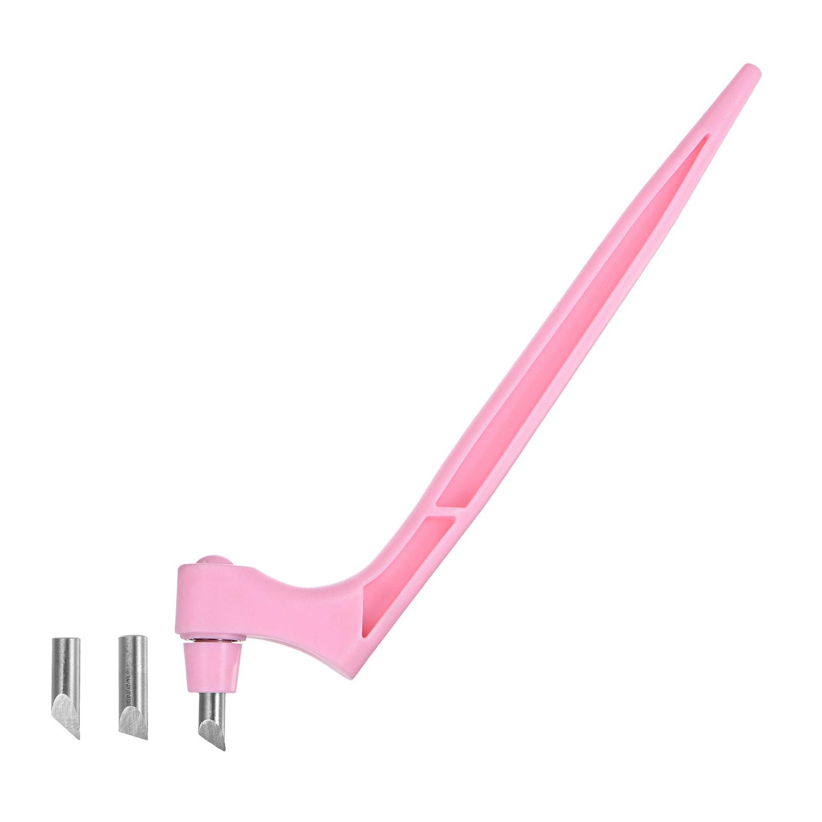 360 Degree Rotating Craft Cutting Tools with 15 30 45 Degree Blade Pink