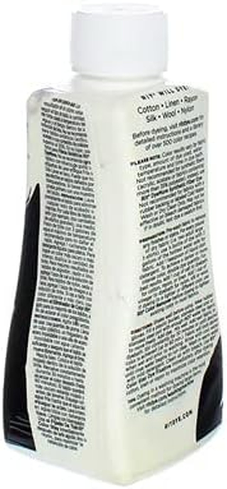 Liquid Black Dye 8 Oz All Purpose Fabric Dye for Cotton Polyester Acrylic