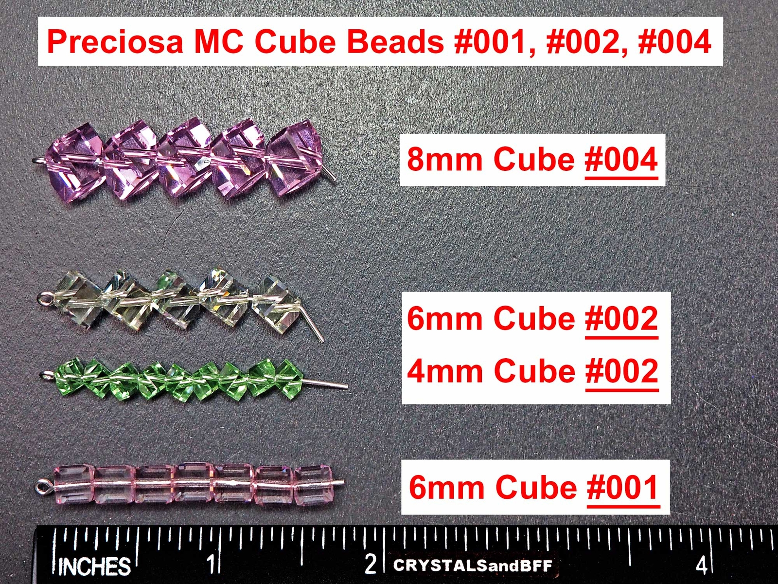 Crystal Viridian Preciosa Czech Machine Cut Diagonal Cube #002 Beads 6mm 12pcs