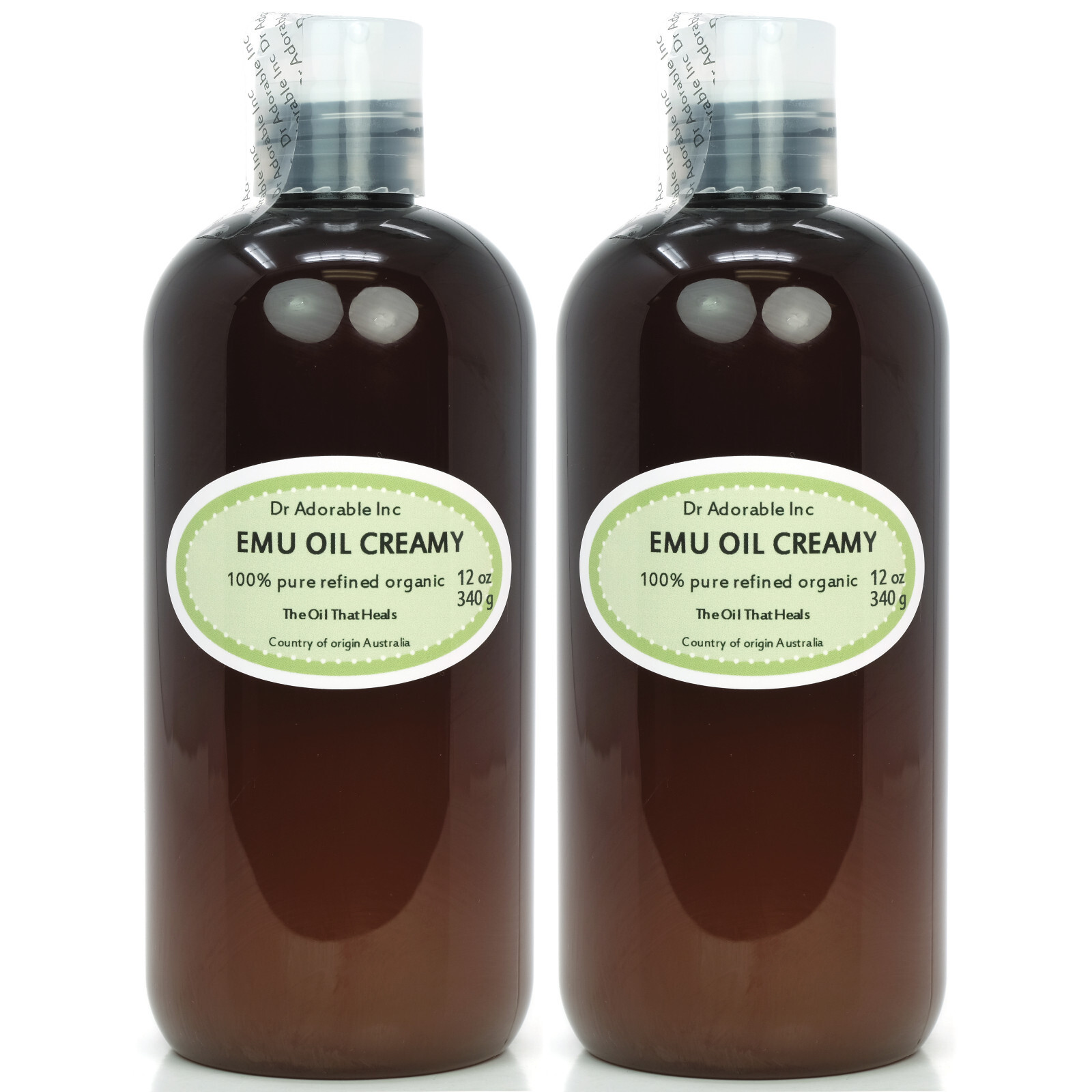 EMU OIL CREAMY BY DR.ADORABLE 100% PURE ORGANIC 1 oz-UP TO 1 GALLON