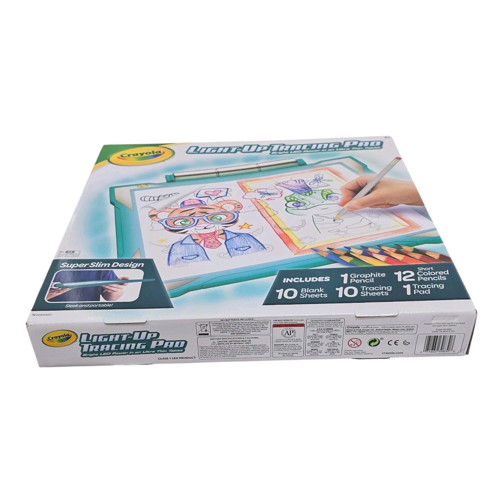 New Crayola Light Up Tracing Pad – Teal – Super Slim Design