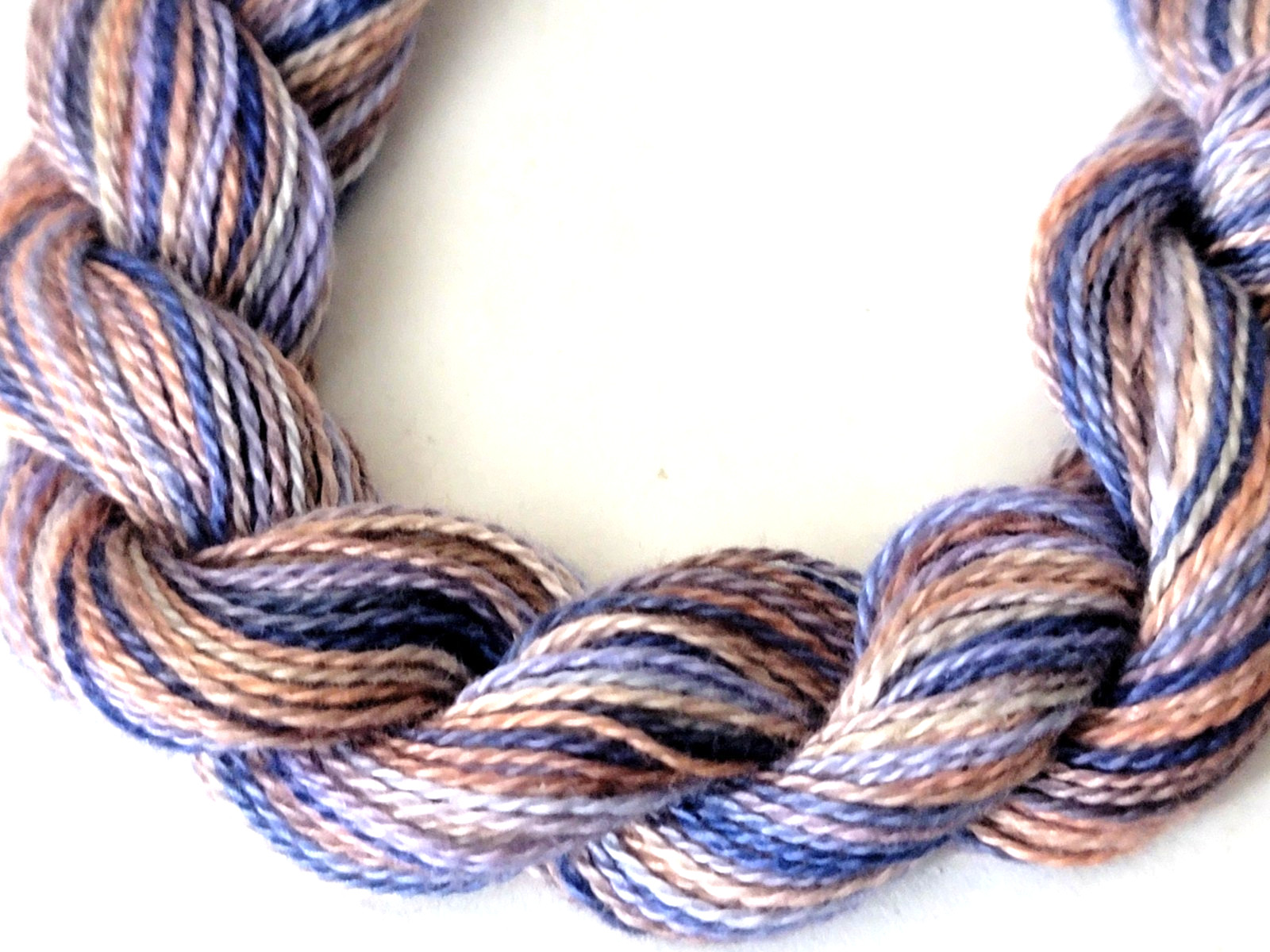 Caron Floss Embroidery MA054619 Cotton Skein Lot of 4 Crochet Multicolor Blue