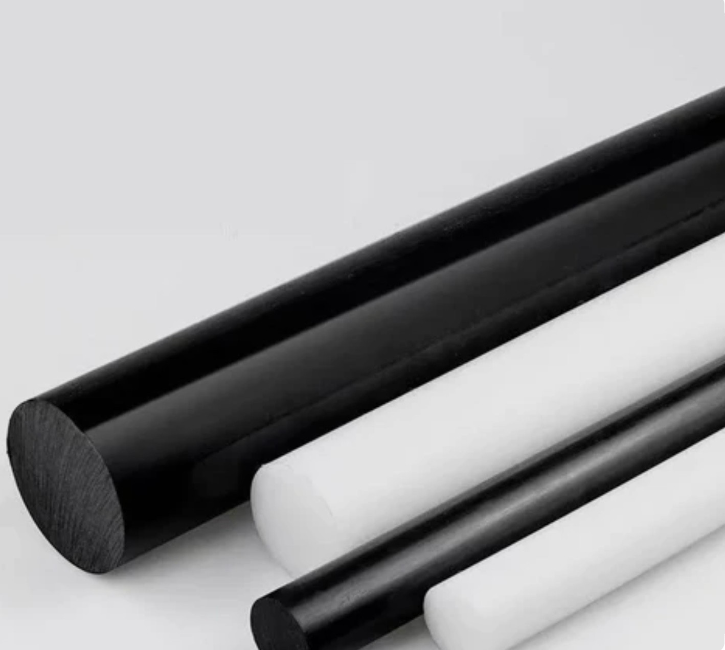 UHMW Rod Polyethylene Plastic, Ultra High Molecular Weight Bar, Choose Color