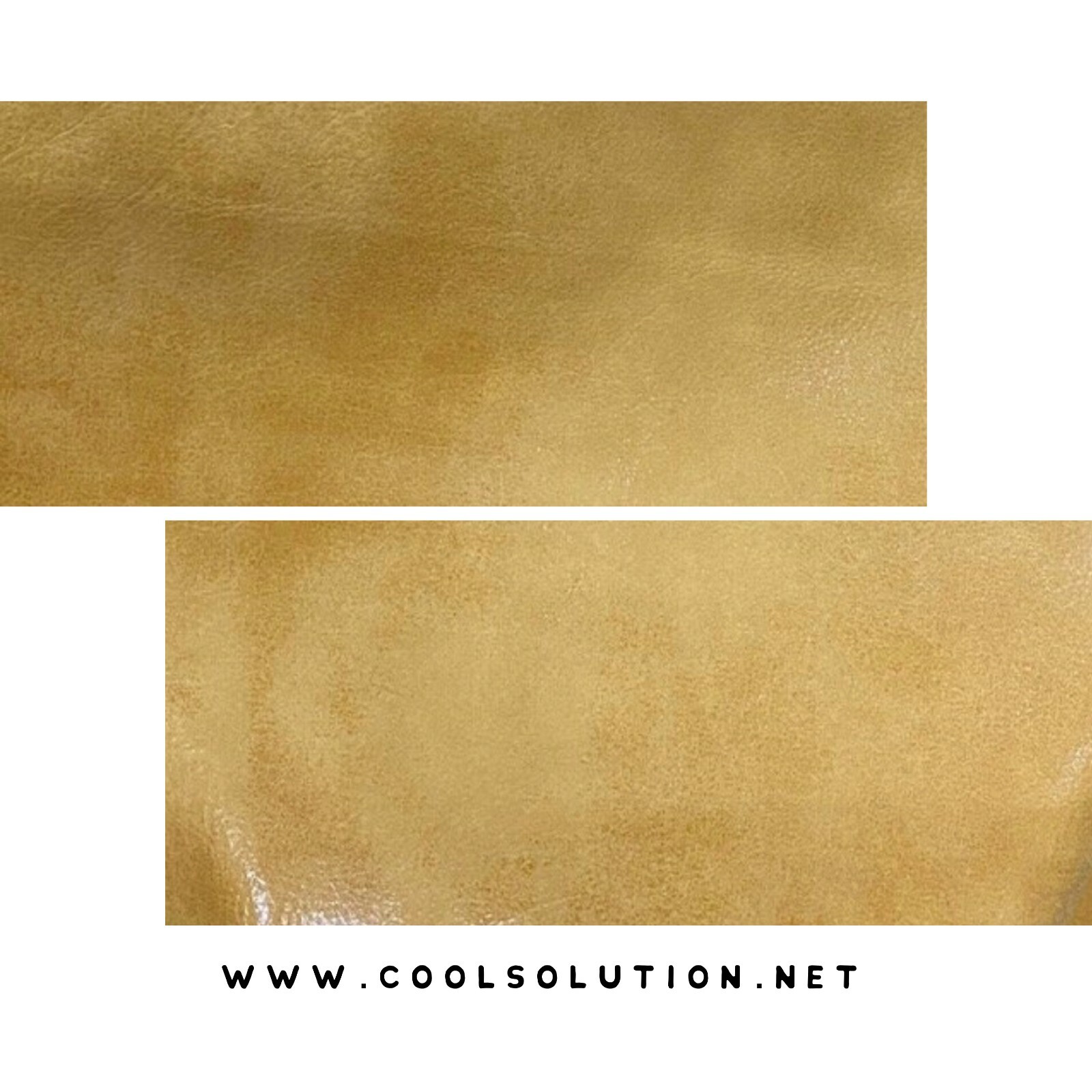 Leather Sheets, Smooth Leather Hard Rock Golden Rod, Leather for Fringe 1.4 mm