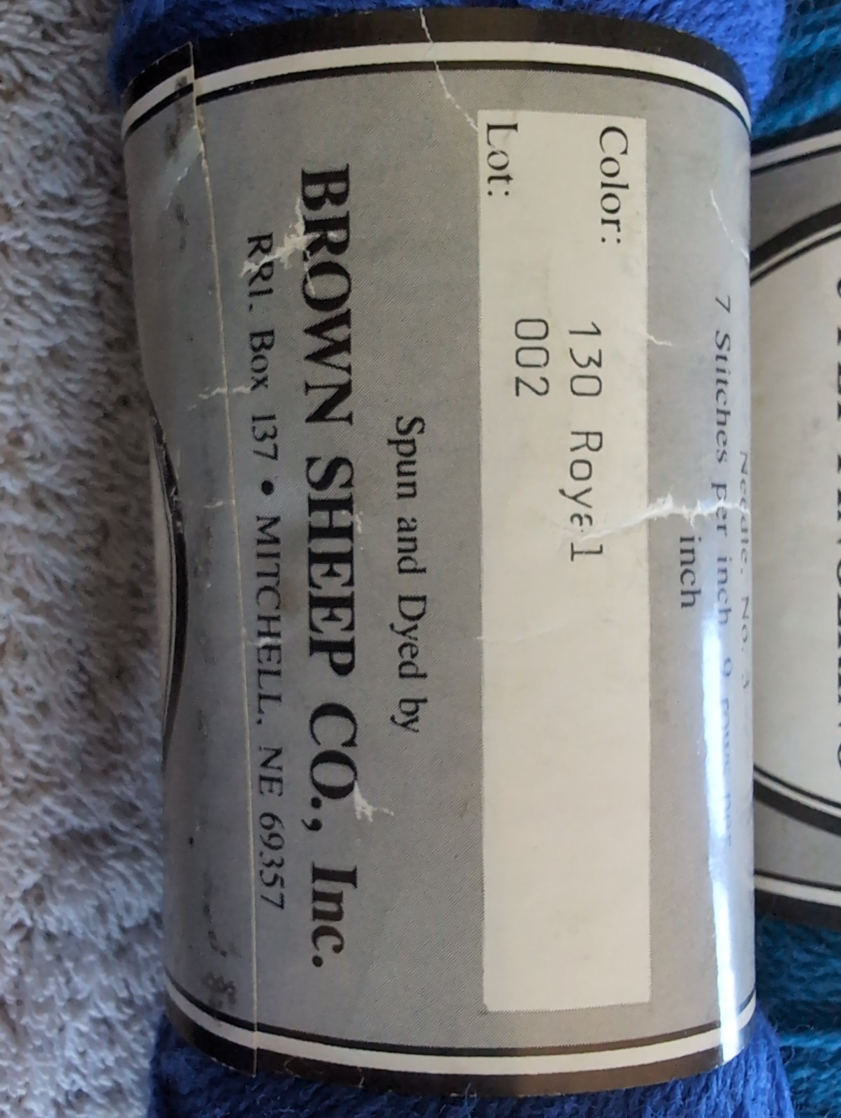 Brown Sheep Nature Spun 3-Ply Fingering Yarn. Mixed Lot of 5. Blues. As Picture