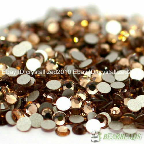 1440Pcs Top Quality Czech Crystal Rhinestones Flatback Nail Art Jewelry Making