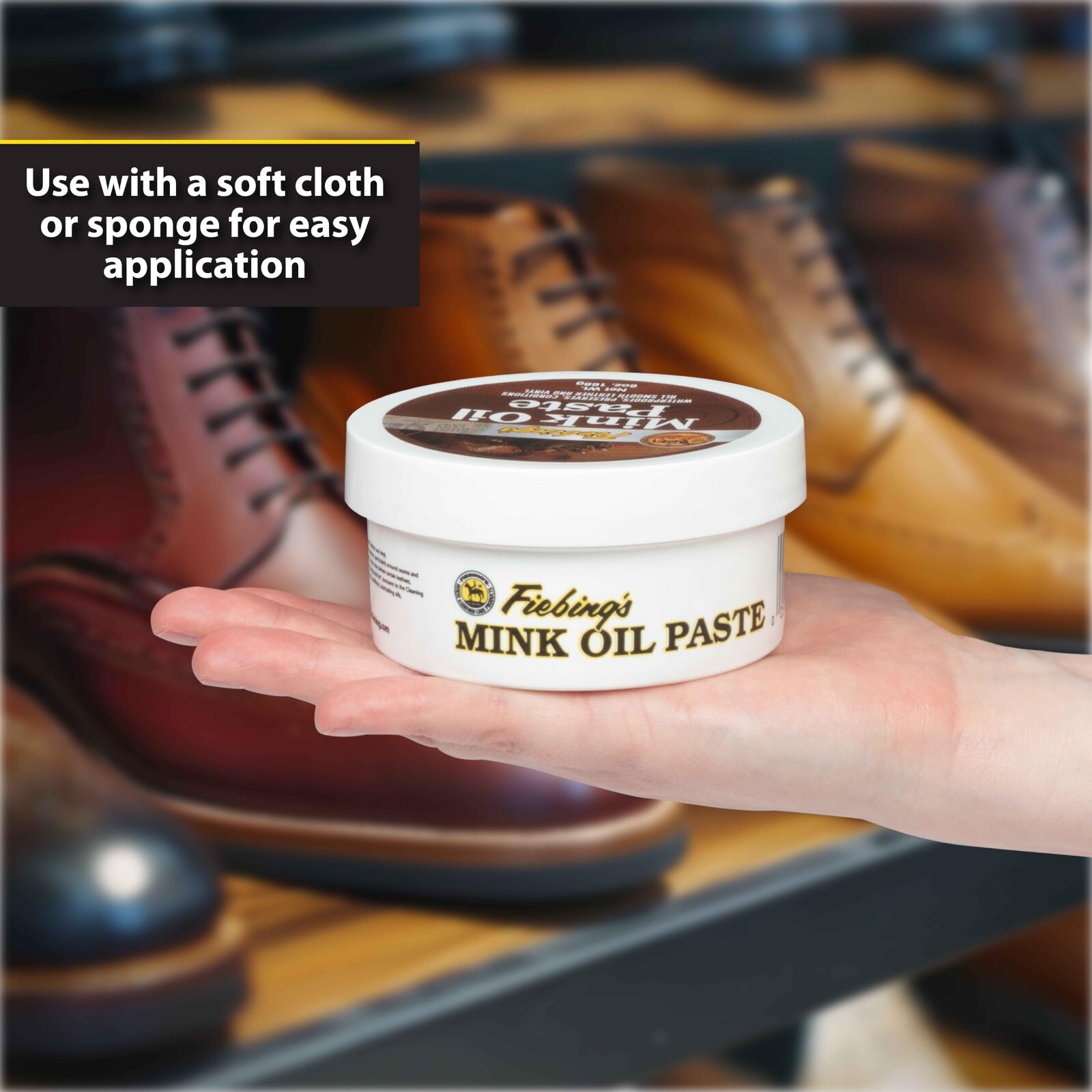 Fiebing’s Mink Oil Paste For Smooth Leather And Vinyl 6oz