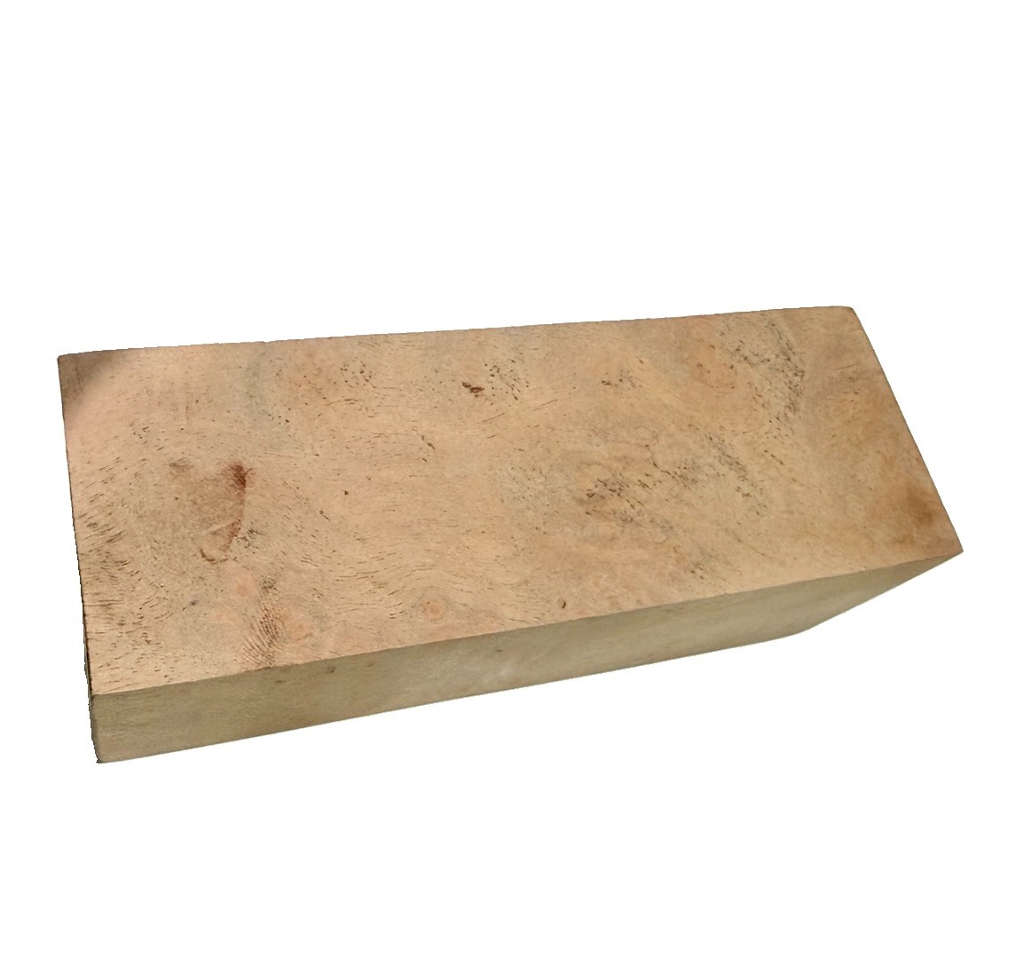 Camphor burl wood turning blank 1-15/16″ x 1-15/16” x 5-3/8″ (w95) dried