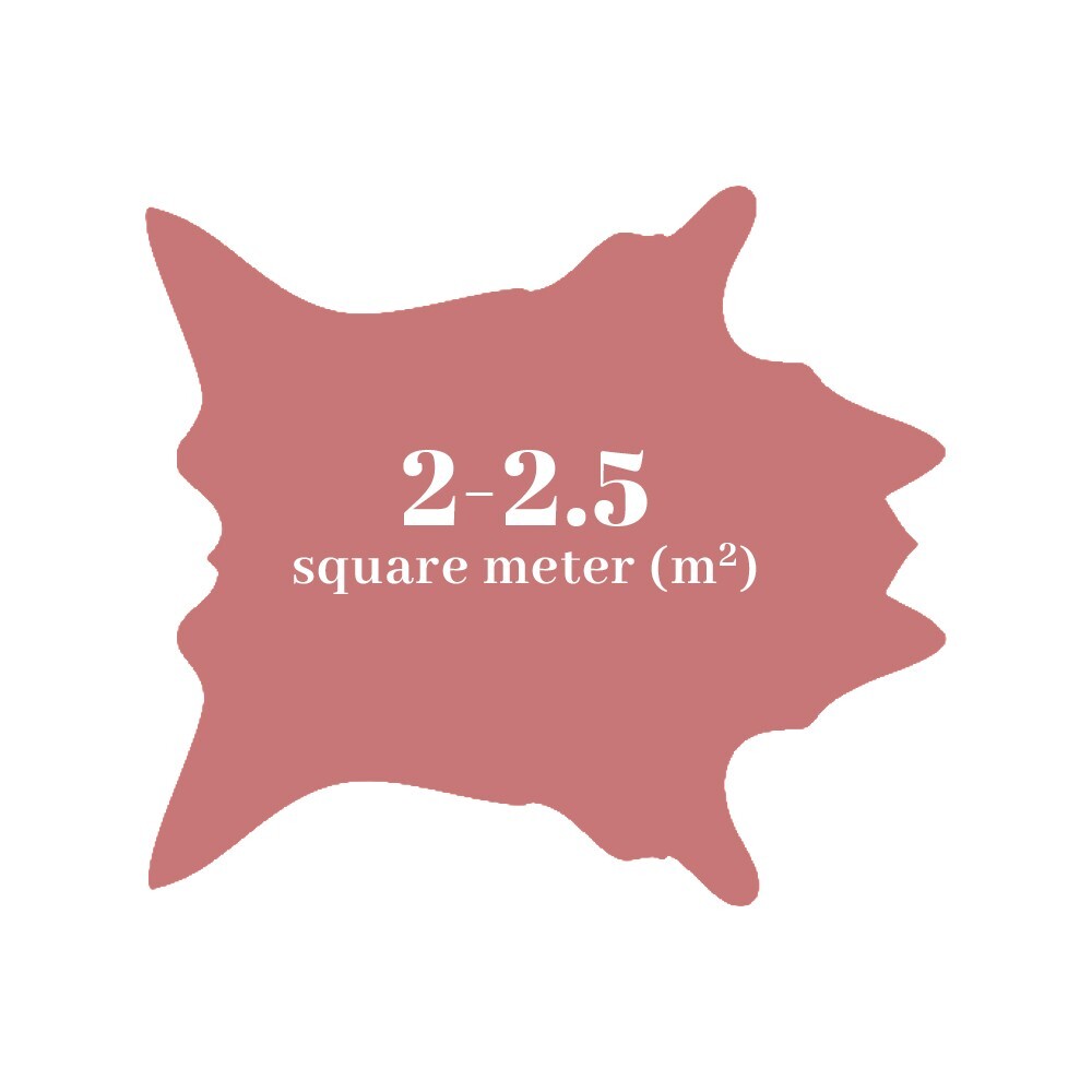 Pink Full Grain Leather Hide – 1.8mm (5oz), Vegetable Tanned | 20-25 Sqft