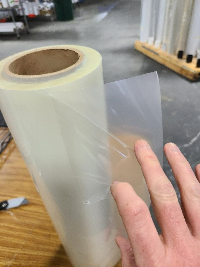 Optically-Clear Window Perf Vinyl PVC Laminate Roll for Car Auto Vehicle 242