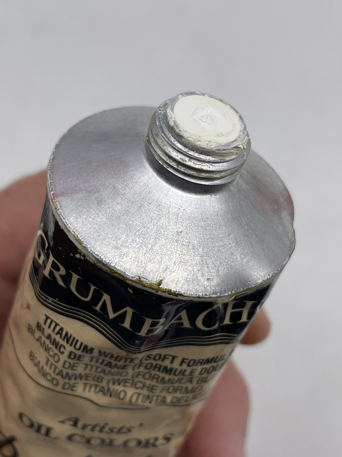 Vintage Grumbacher Pre tested and Max Oil Colors Thinner Cleaner Turpentine Used