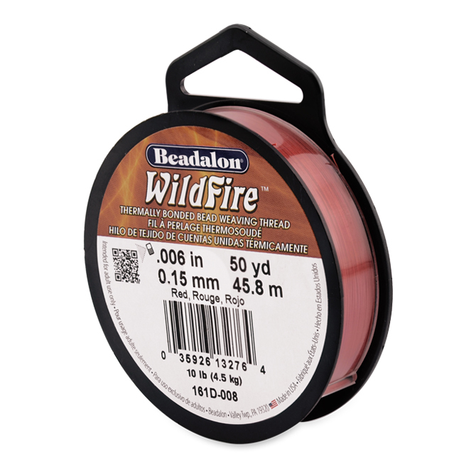 Beadalon Wildfire Beading Thread .006in+.008in 20YD&50YD & 125YD 8Colors& Cutter