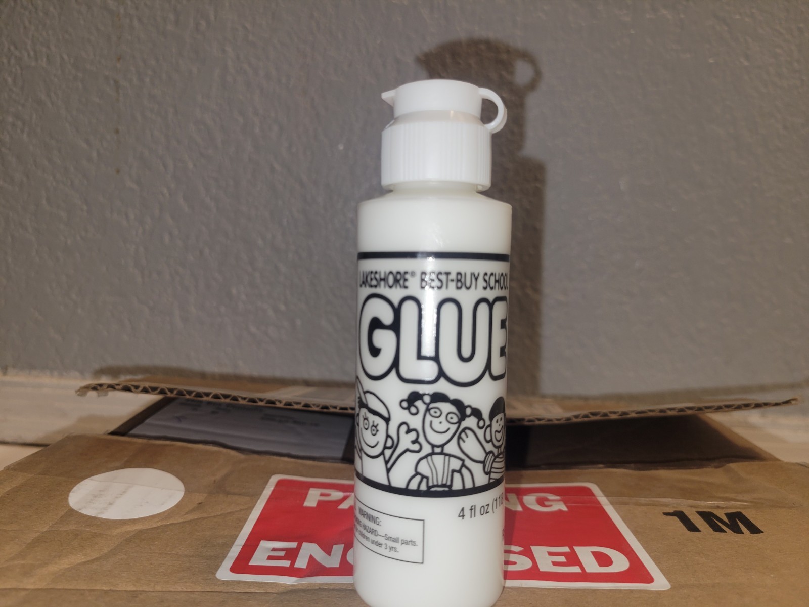 New 24 Set Lakeshore Washable School Glue 4 Oz Bottle Safe Non-toxic White