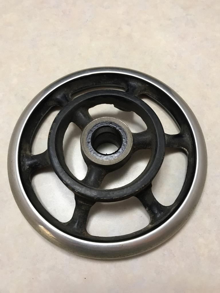 Genuine Singer Sewing Machine Chrome Handwheel – 27, 66 Red Eye, 127 – FREE S/H