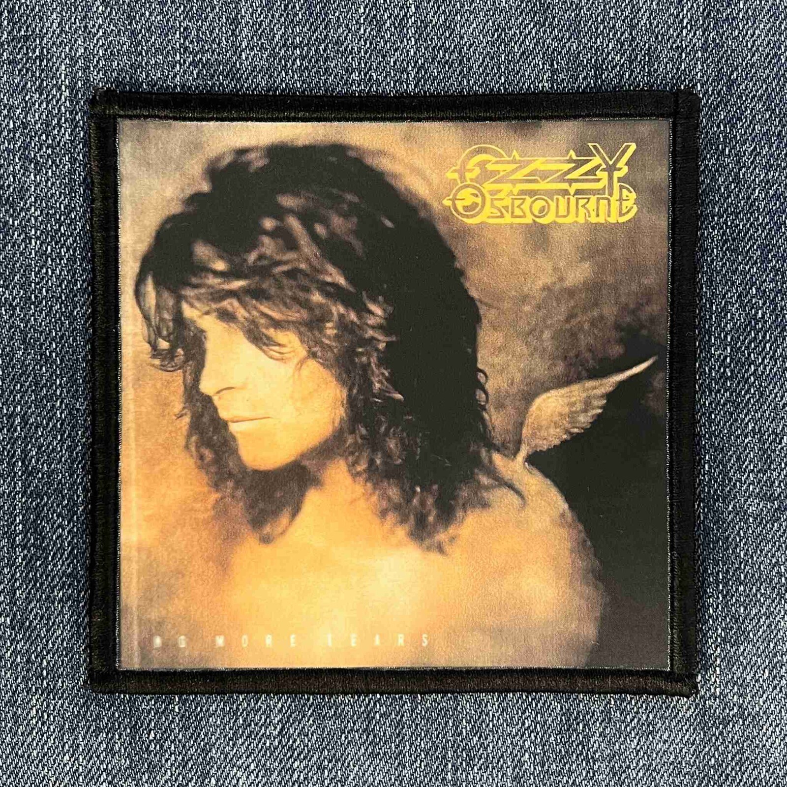 Ozzy Osbourne No More Tears Sublimated Printed Patch Heavy Metal Hard Rock