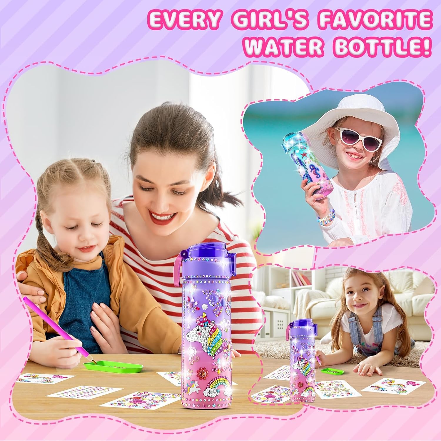Toys For Girls Craft Set Kids 3 4 5 6 7 8 9 10 11 Years Age Old Cool Gift Xmas**