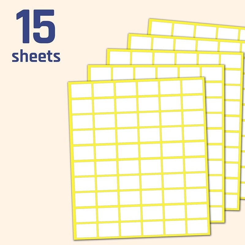 900 Pack Price Stickers Small White Labels Self Adhesive Matte Surface Writing