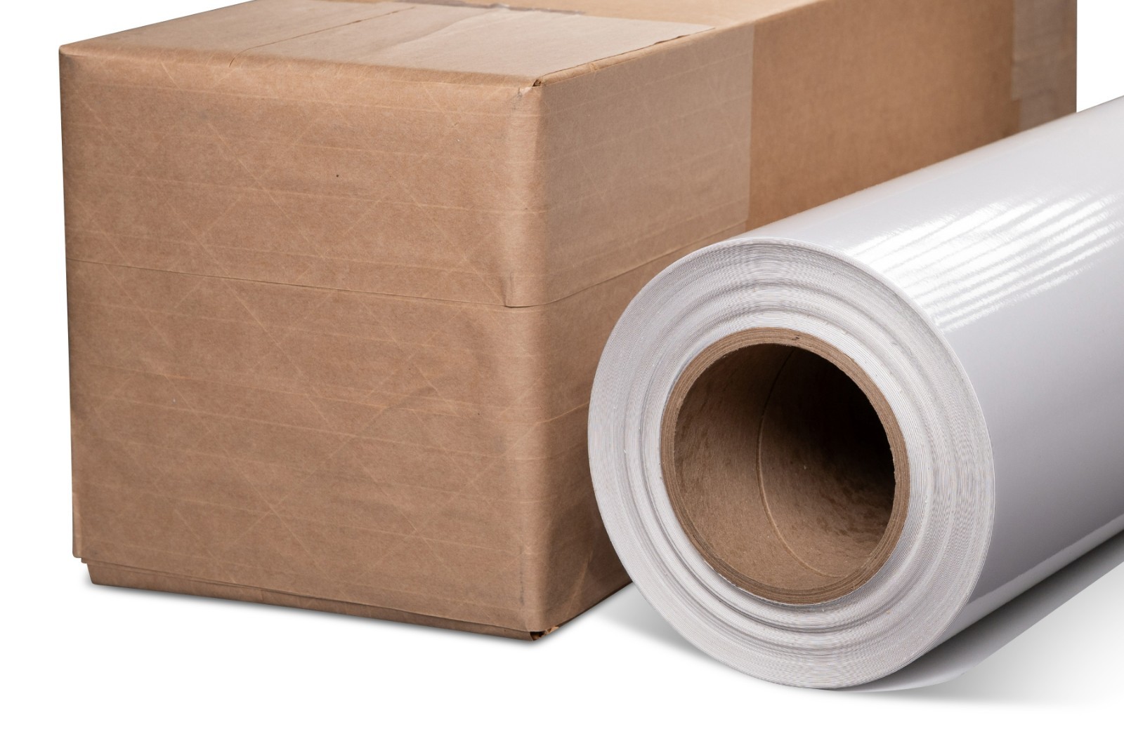6.0 mil Gloss White Perm Remov Semi-Rigid Self-Adhesive Vinyl Solvent/Latex Roll