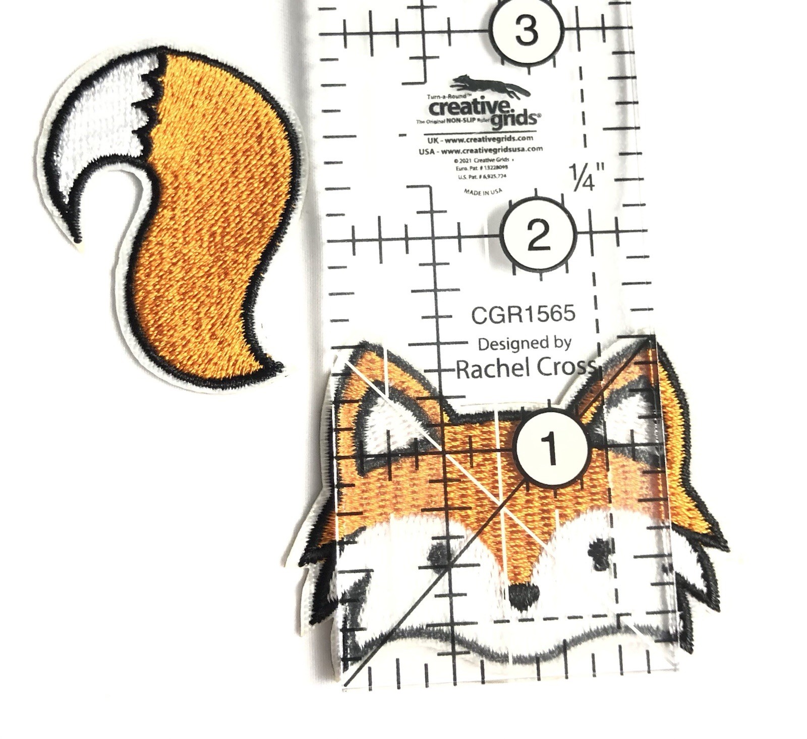 100 PACK Retro Pop Cool Little Things Fox Patch Sew or Stick Embroidered