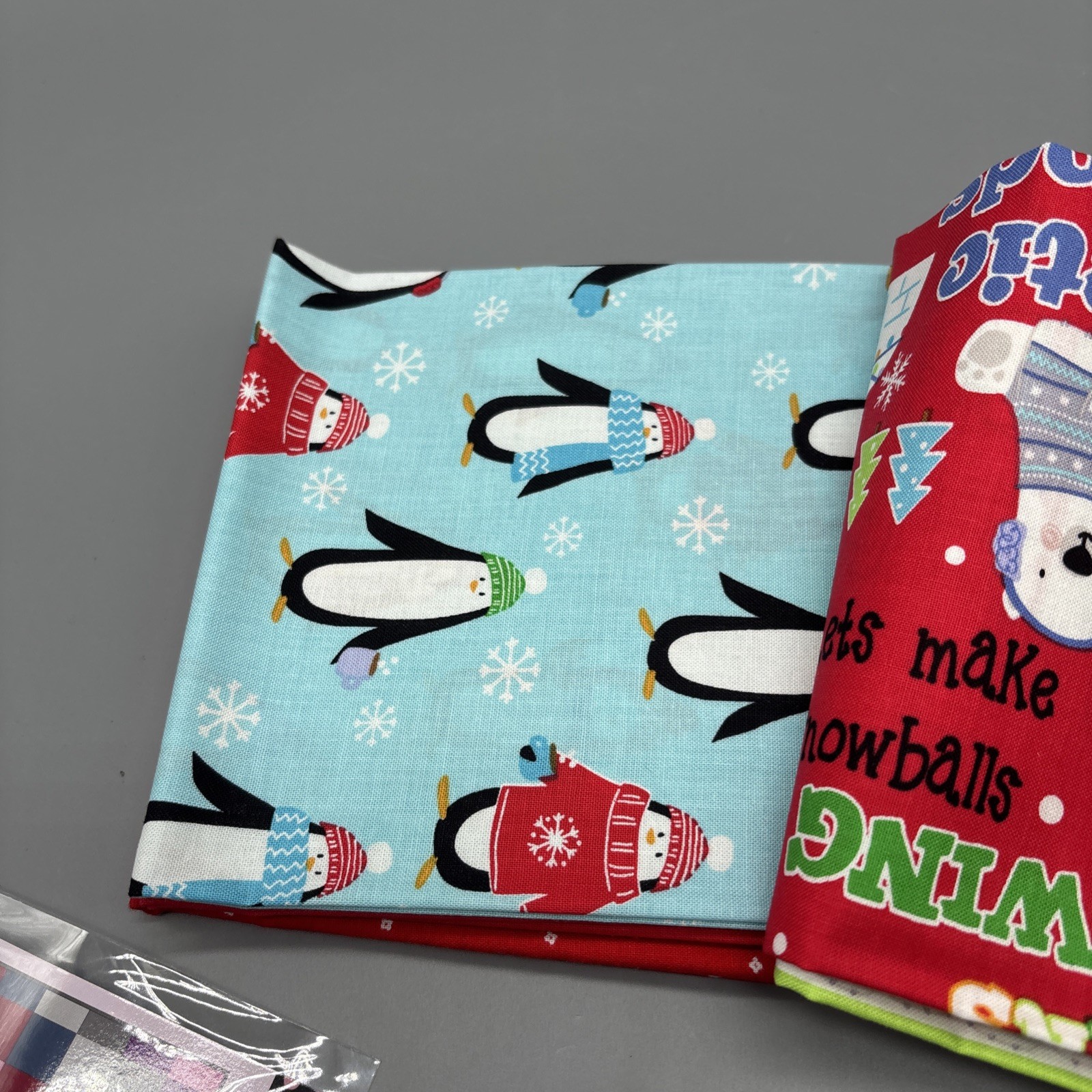 Villa Rosa Designs Odyssey Quilt Kit 37” X 45” Polar Bears Penguins Christmas