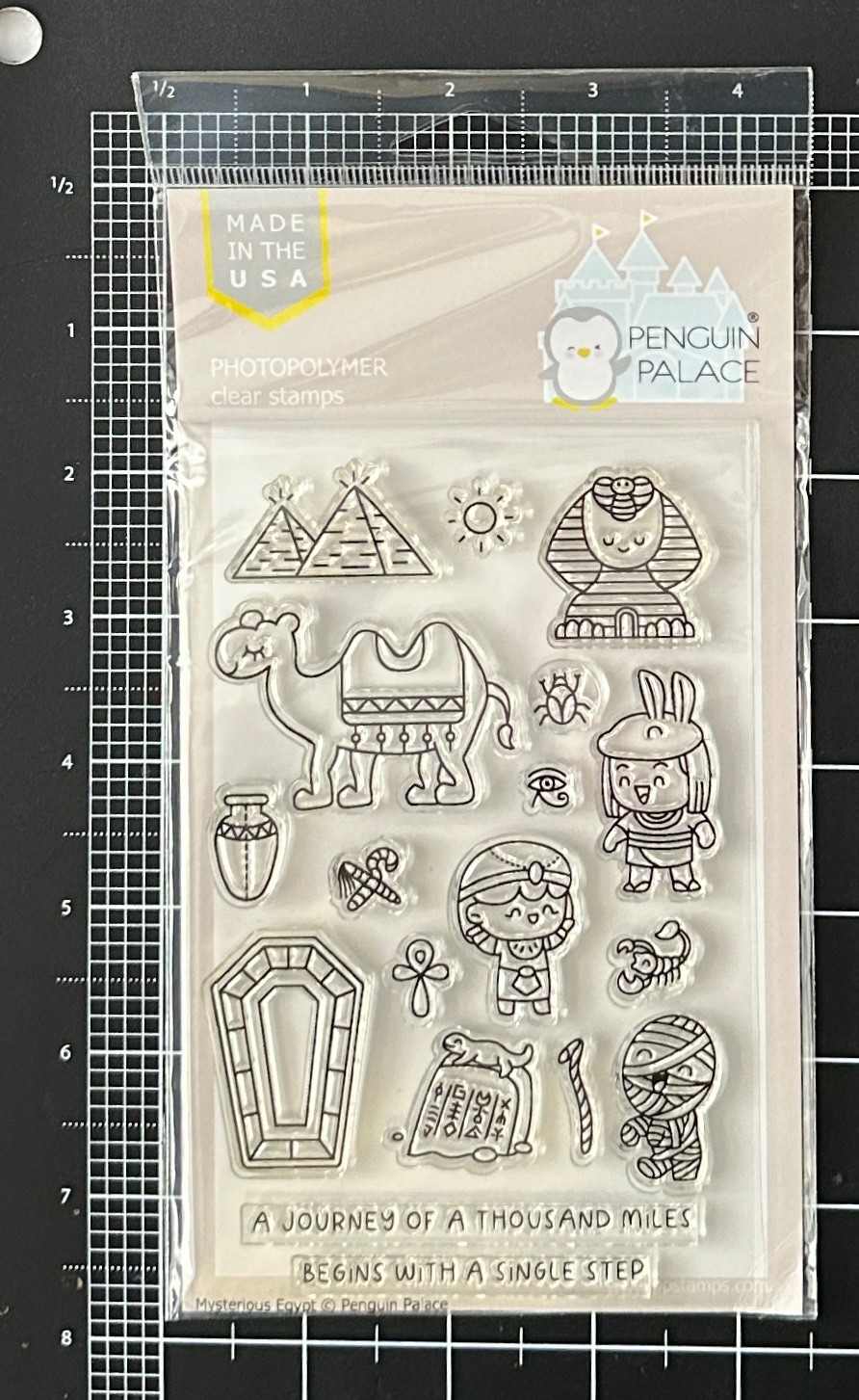 Penguin Palace – MYSTERIOUS EGYPT Stamp & Die Set, New