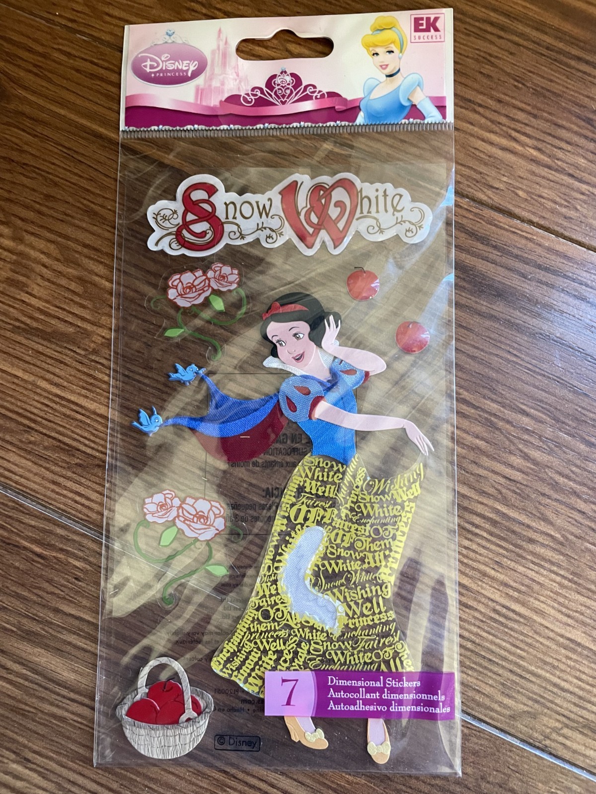 Disney princess dimensional stickers by EK Success–YOU PICK