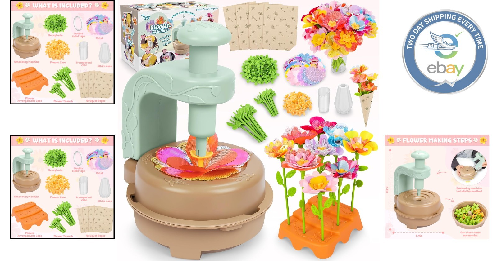 Engaging DIY Flower Craft Kit for Kids – Develops Creativity & Motor Skills