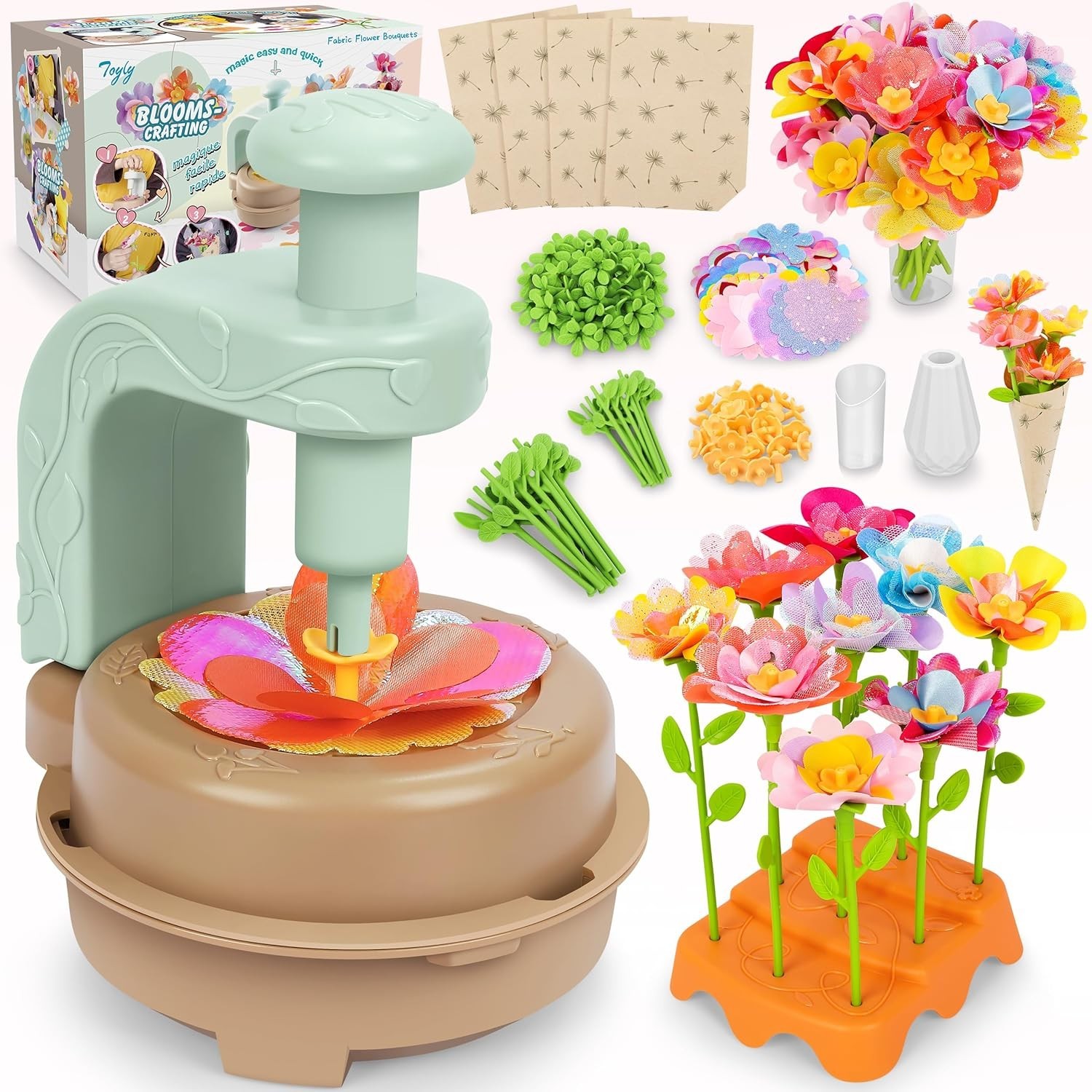 Engaging DIY Flower Craft Kit for Kids – Develops Creativity & Motor Skills