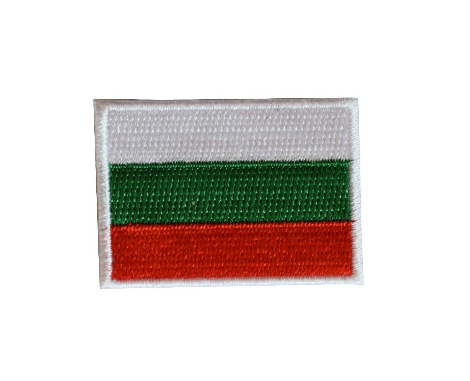 #5127 Bulgaria Flag Embroidery Iron On Patch-Small 1 3/4″
