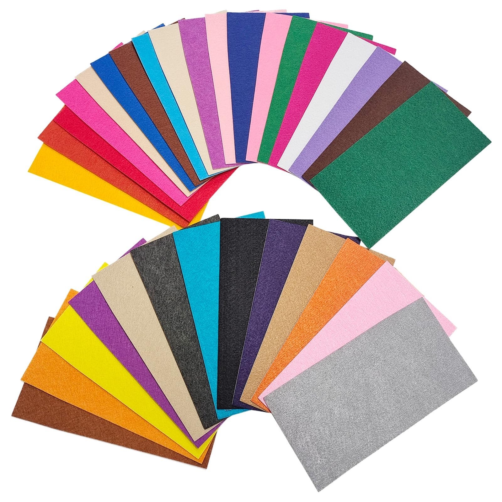 Jtnohx Self Adhesive Felt Sheets, Adhesive Backed Felt, 33 Pcs 4″ x 8″ Stiff …