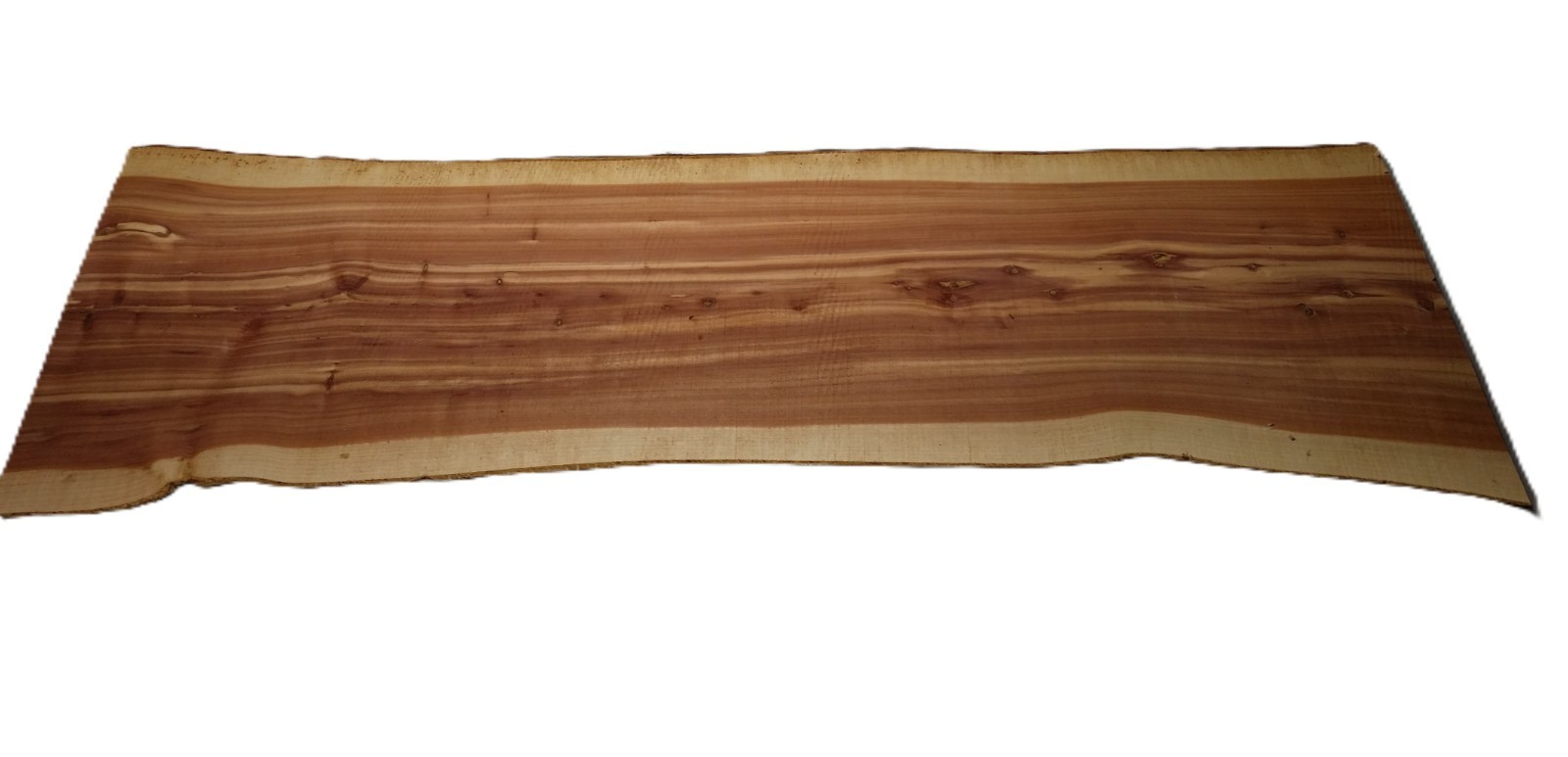 1 LARGE Aromatic Red Cedar Wall Live Edge Slab .75″T x 15-17″W x 49″L SHIPs FREE