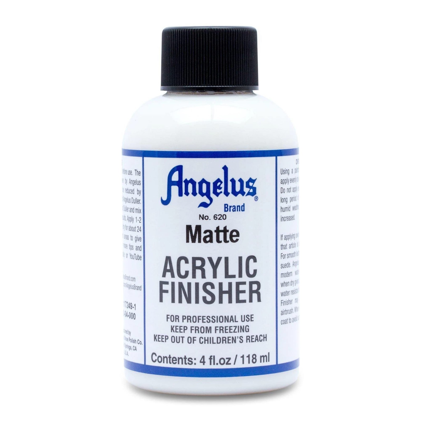 Angelus Matte Acrylic Finisher, 4 oz, Clear 4 Fl Oz (Pack of 1),