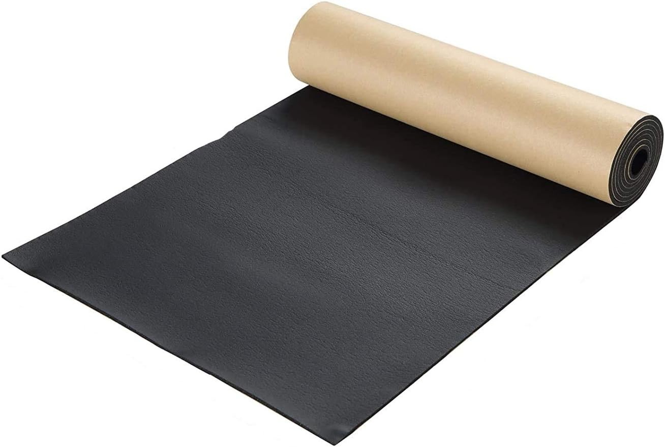 Versatile 1/8” Thick Neoprene Foam Sheet with Adhesive, Ideal for DIY & Crafts