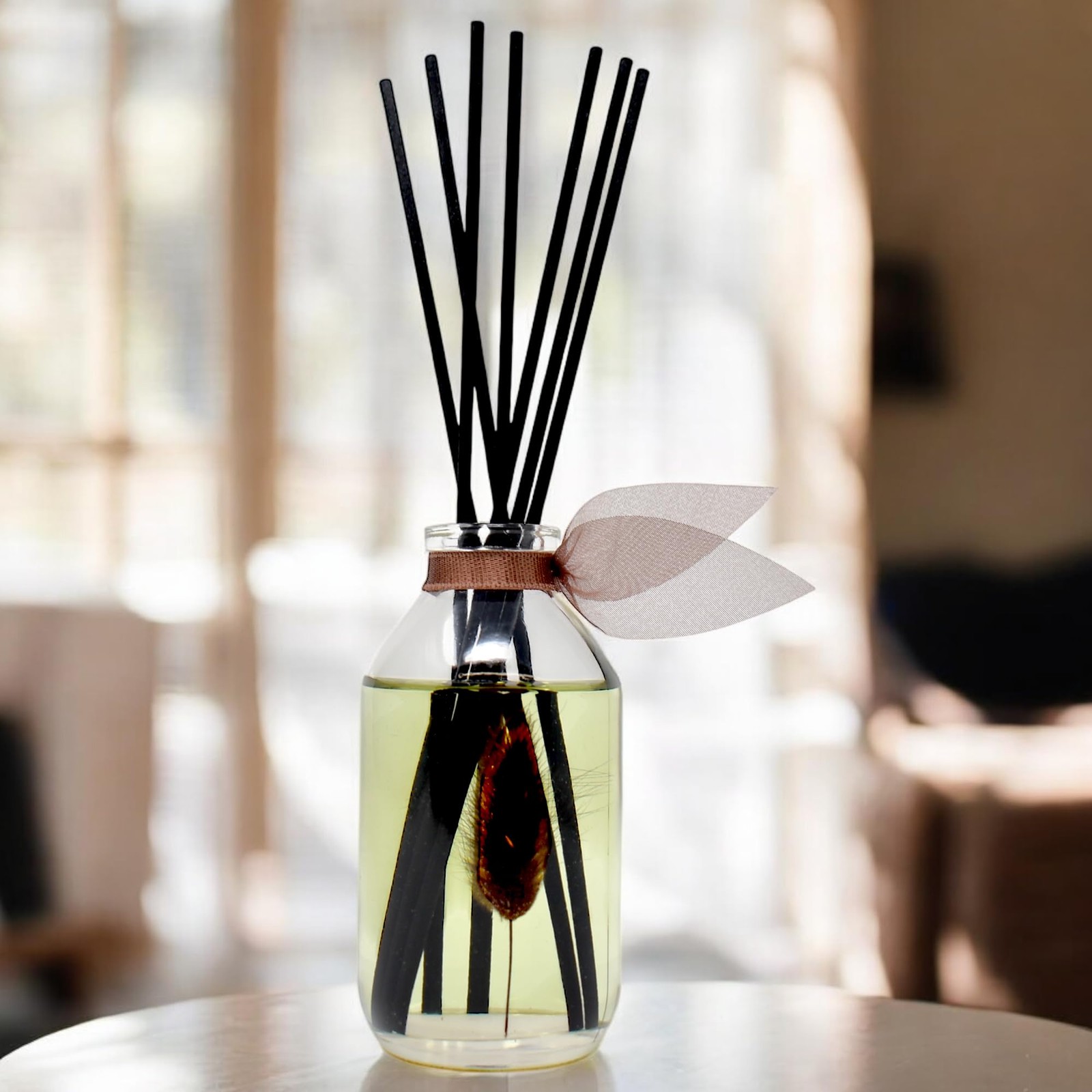 LOVSPA Reed Diffuser Set, Santal (Sandalwood) Scented Oil