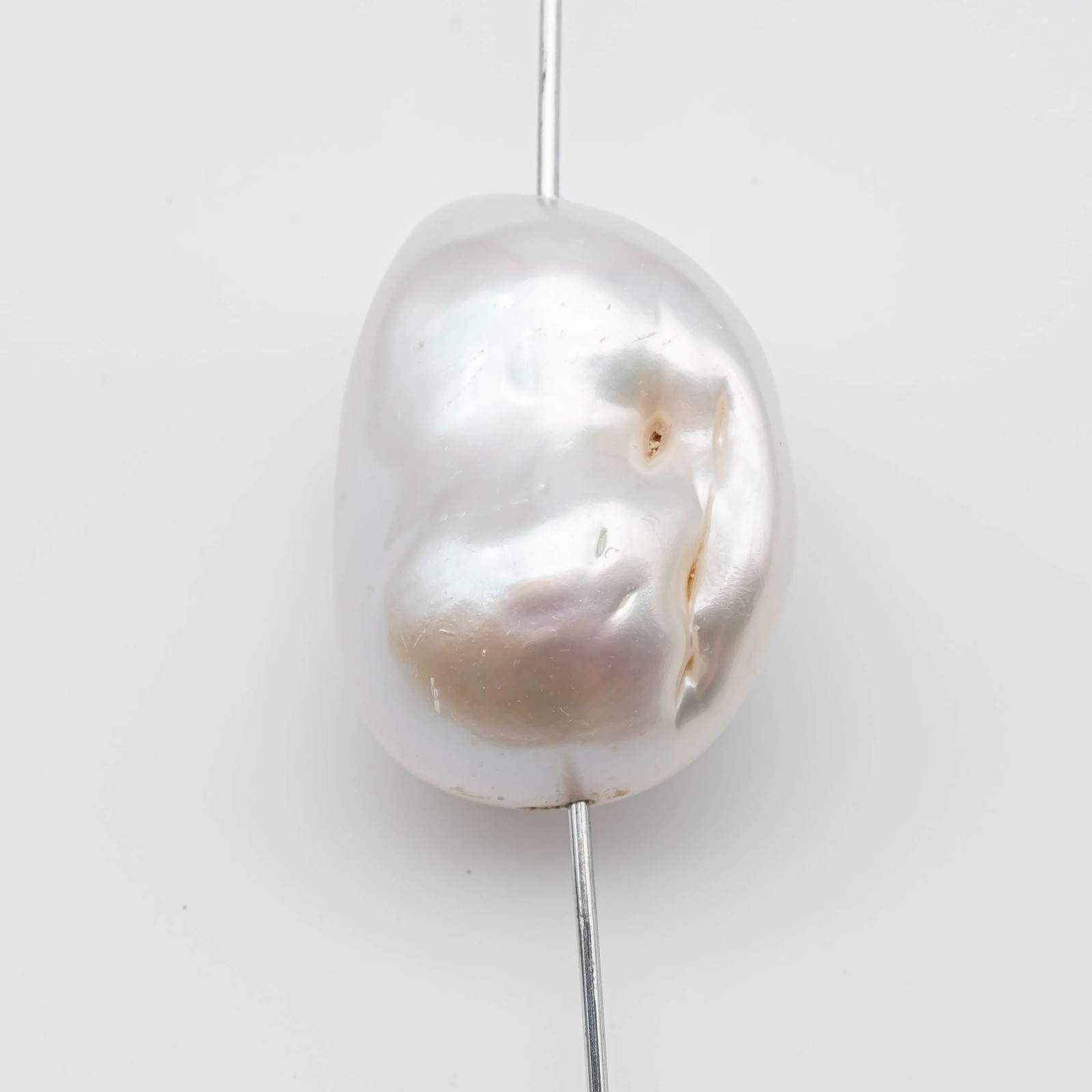 White Baroque Pearl Huge Size from 14x15mm up to 18x23mm Freshwater Flameball P