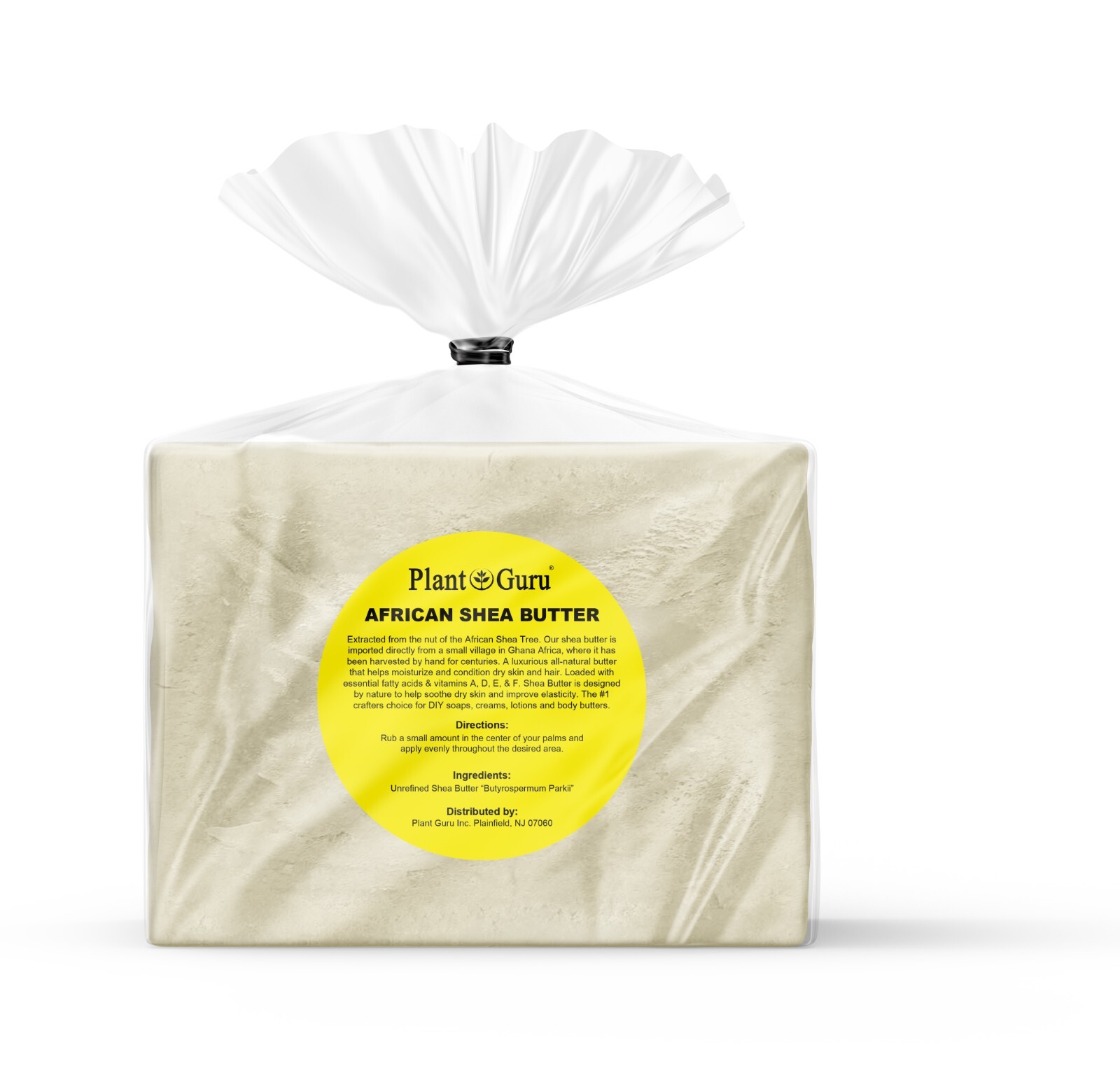 Raw African Shea Butter 8 oz. IVORY 100% Pure Organic Unrefined Natural Ghana