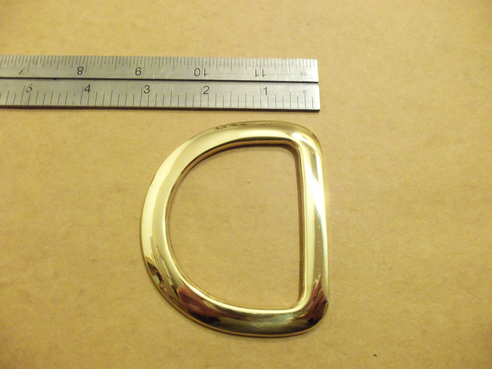2 1/2″ Solid Brass Heavy Duty Saddle D Rings (Pack Of 2)