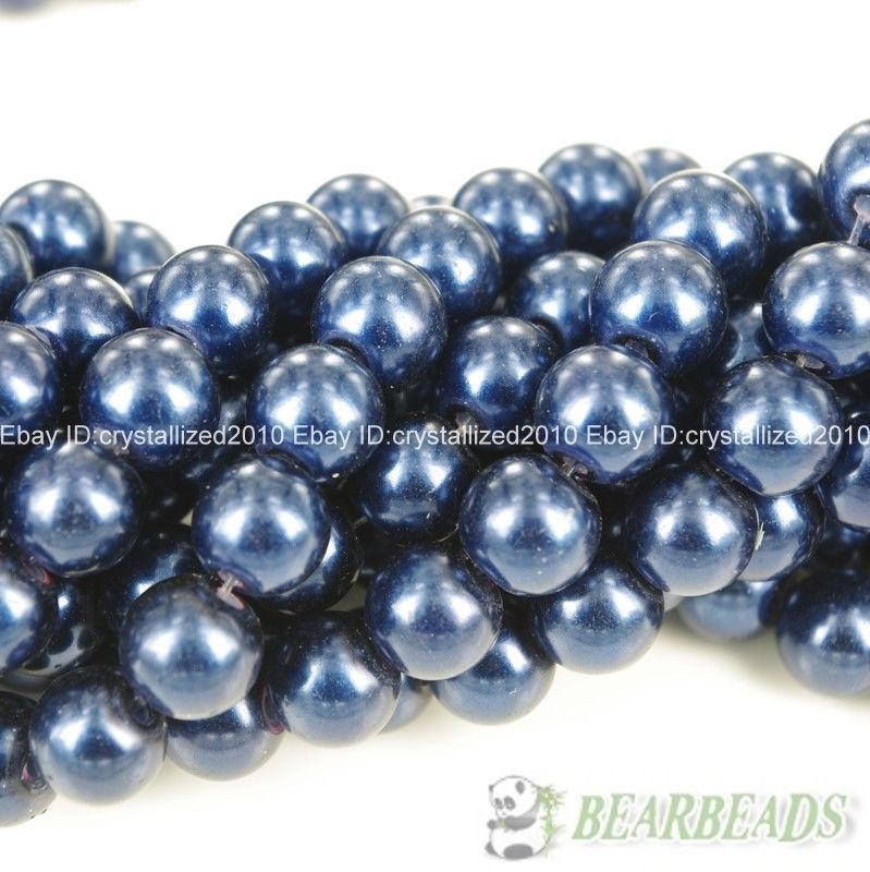 200pcs Top Quality Czech Glass Pearl Round Loose Beads 3mm 4mm 6mm 8mm 10mm 12mm