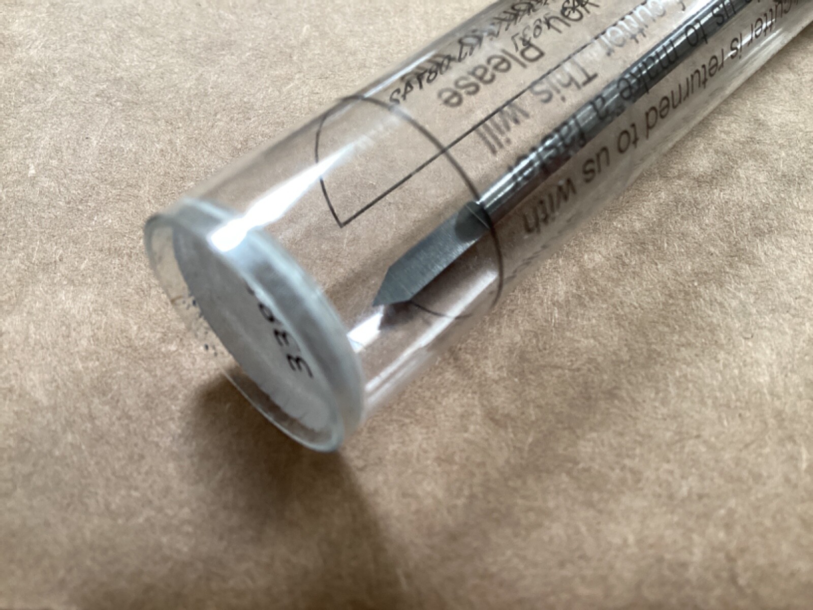 3 Gravograph Engraving 1/8” Carbide Cutter Tips Free Shipping 33856 gpy .010
