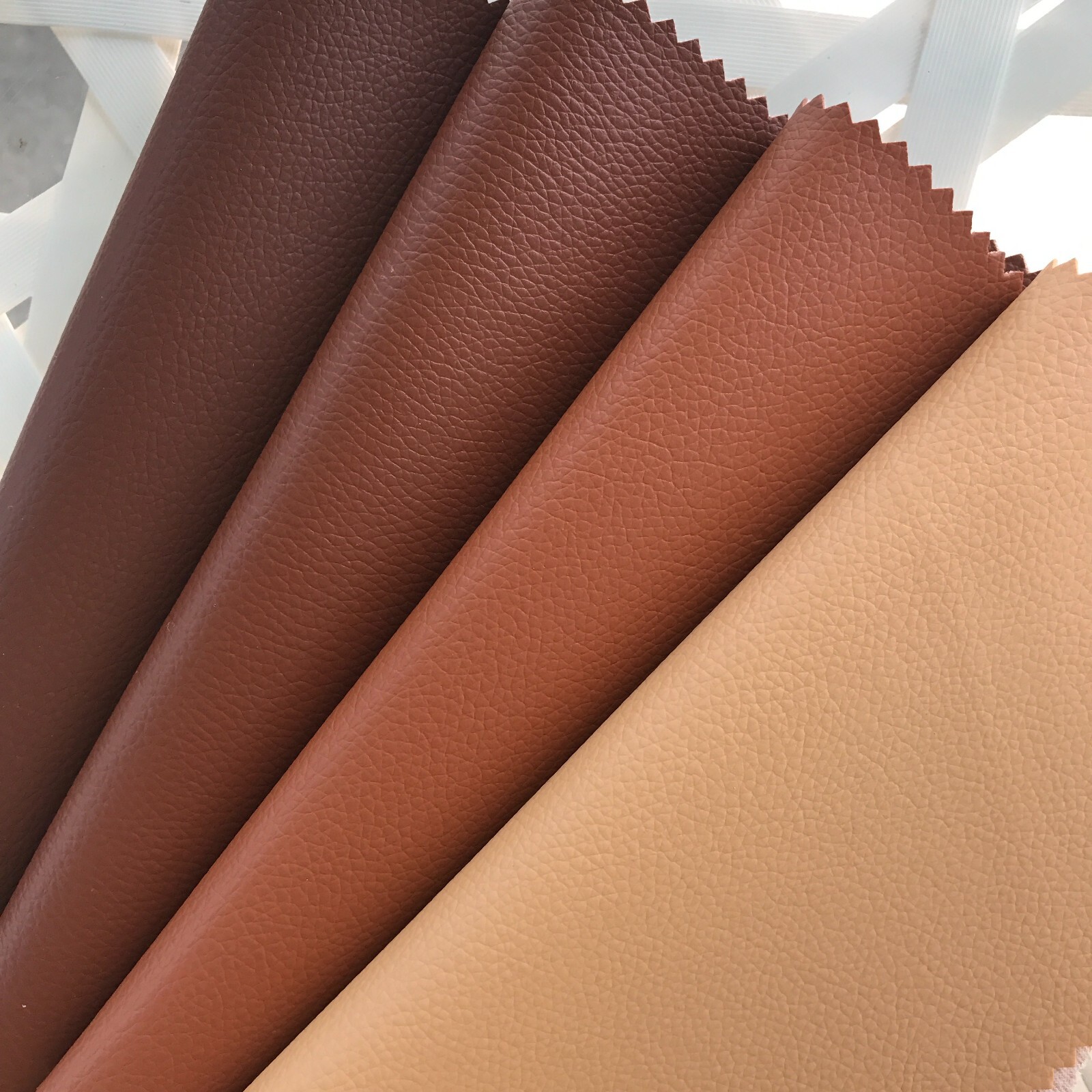 45+ Colors Self-Adhesive Vinyl Fabric Faux Leather 56″Wide Continuous By Yard