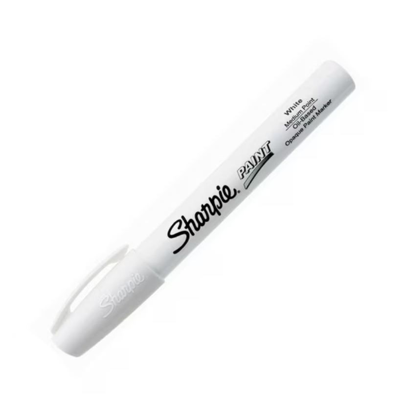 Sharpie Oil-Based Medium Point White Paint Marker, 1 Each
