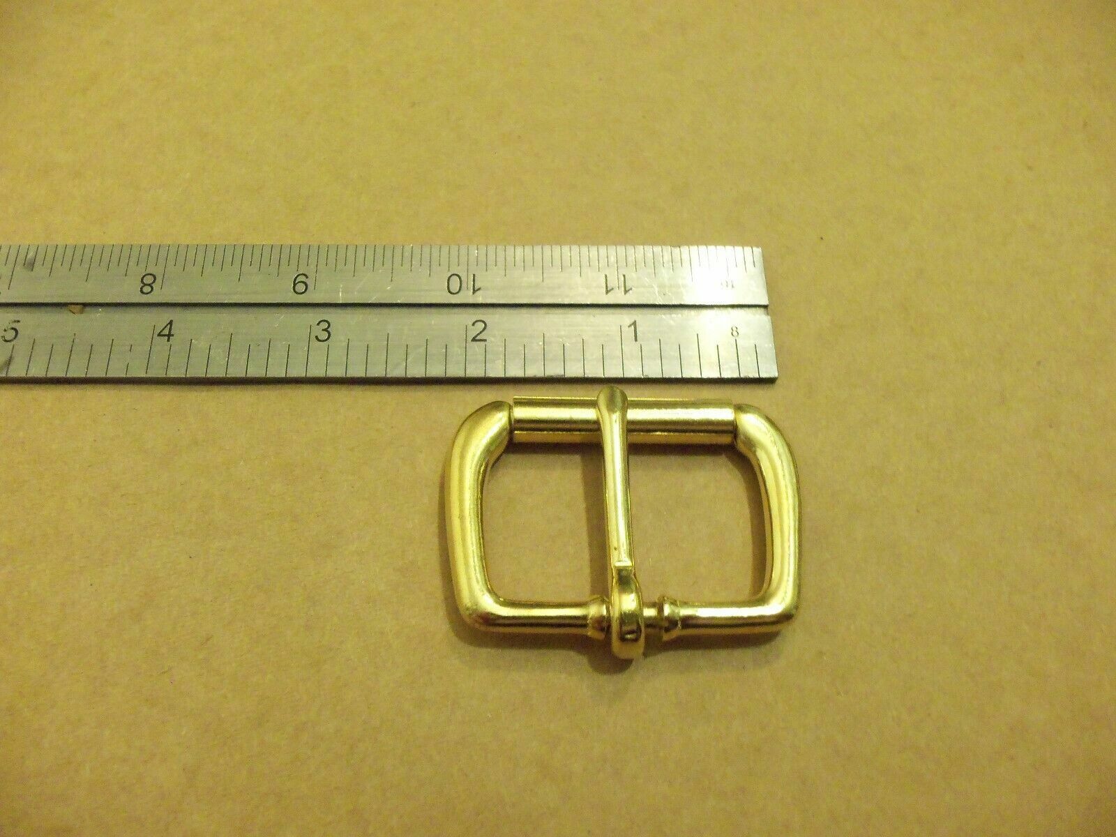 1 1/2″ Solid Brass End Bar Roller Buckles (Pack Of 5)