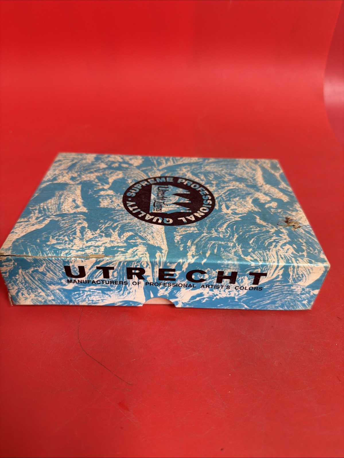 Vintage Utrecht Linens New Temp Acrylic Artists Colors Ultramarine Blue Set