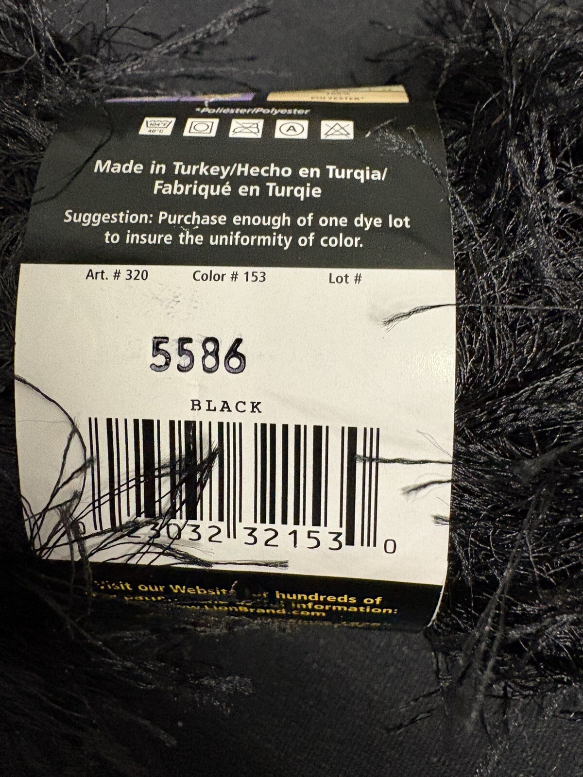 Lion Brand Yarn Fun Fur Lot of 8 Skeins varies colors
