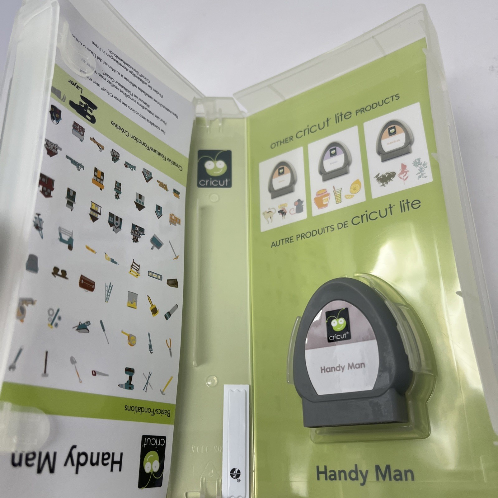 Cricut Cartridge – Handy Man – Complete Set 2000160 – Unknown Link