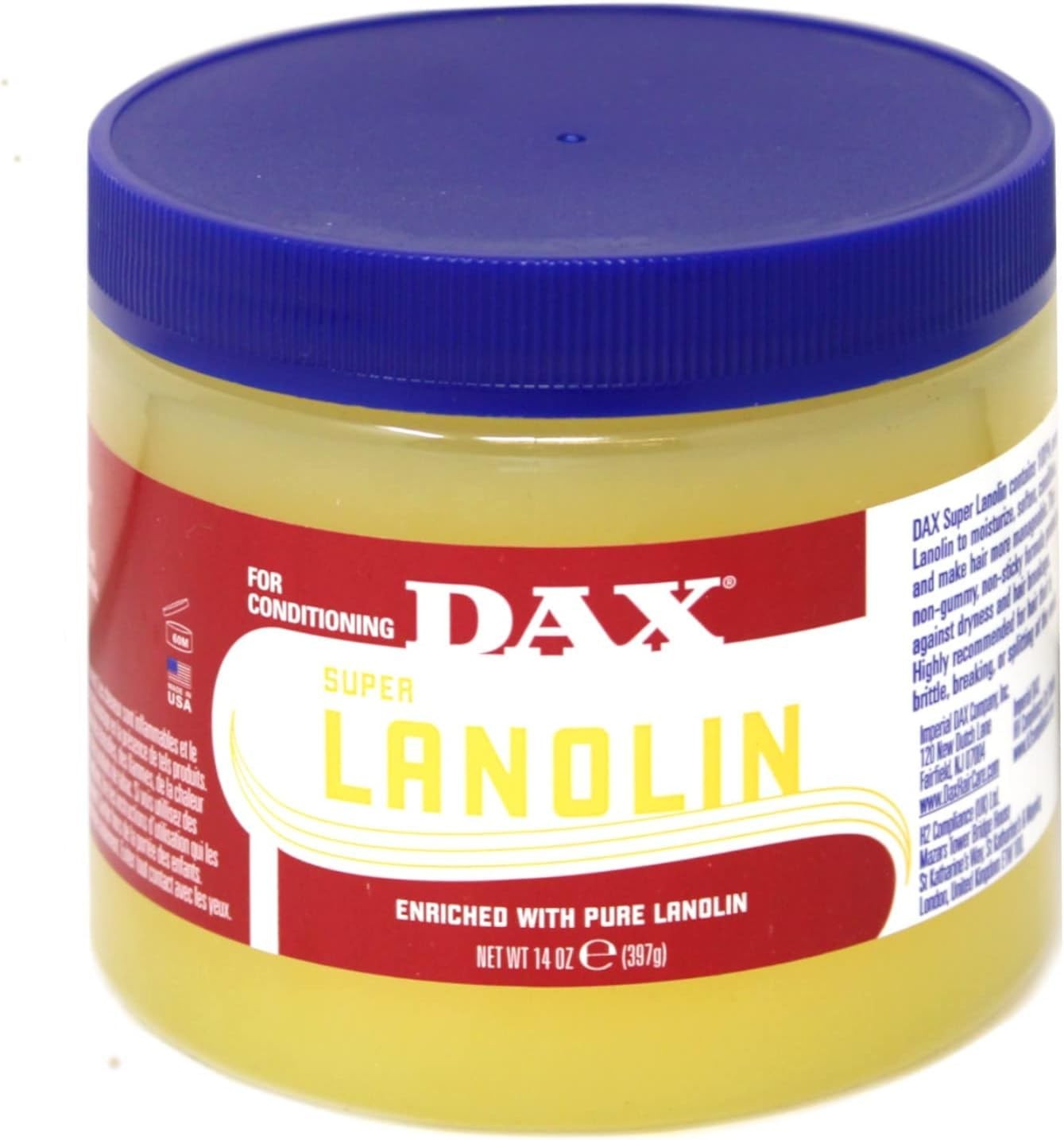 Dax Super Lanolin 14 Fl Oz (Pack of 1), Yellow