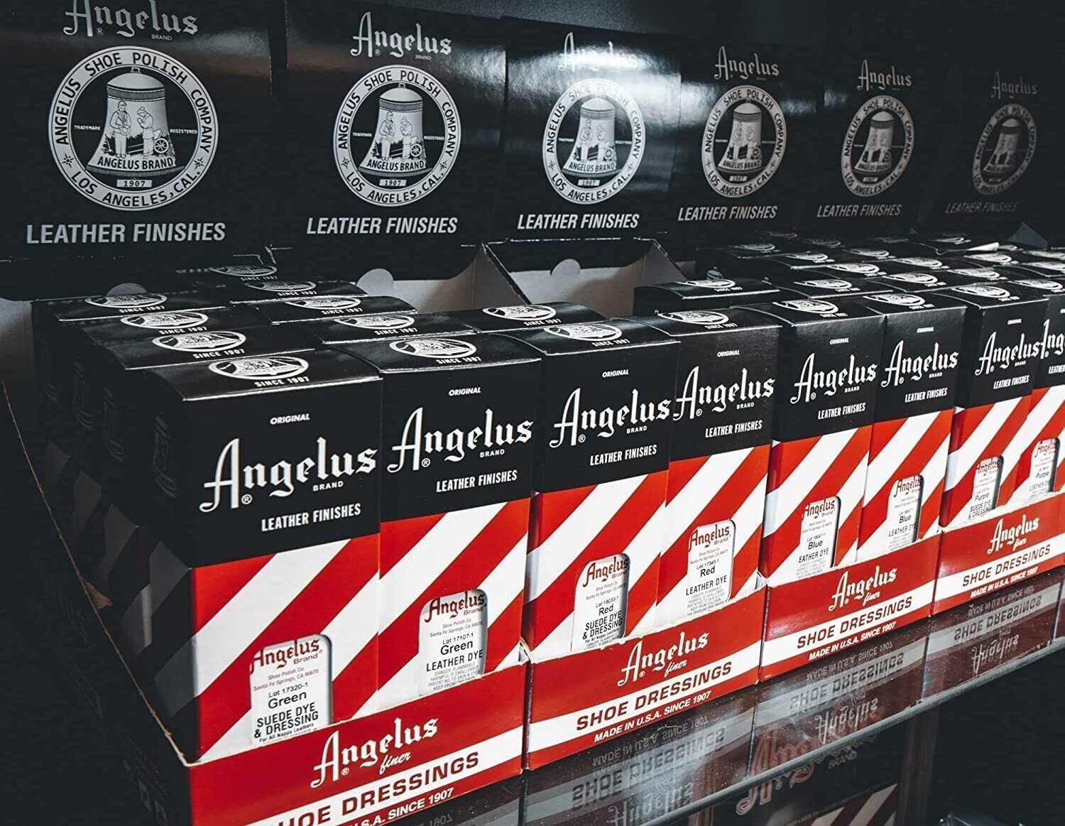 Angelus Leather Dye- Flexible Dye for Shoes, Boots, Bags, Jet Black