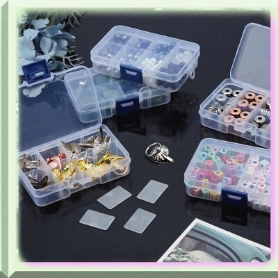 10-Pack Compact Jewelry and Bead Organizer