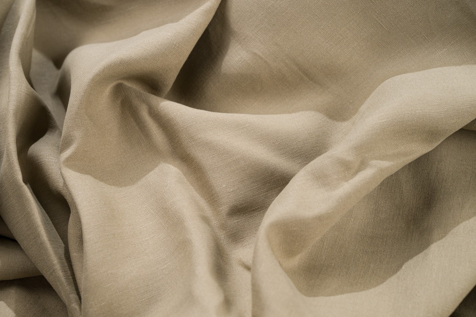Luxury Linen Cotton Trouser Fabric Sand Beige 270g 2.3m Bespoke Chinos Italy